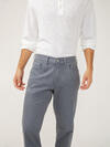 Eddie Classic Athletic Fit Tapered Leg Essential Twill Pants, Grey, hi-res image number 3